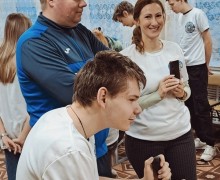 Спортивное мероприятие для ребят с особенными потребностями.