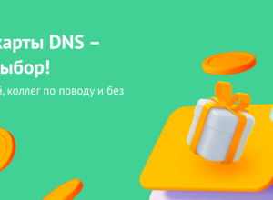 Подарочные карты DNS