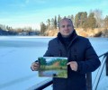 Лоскутное панно-карта Гатчинского района.