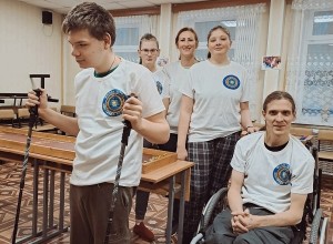 Спортивное мероприятие для ребят с особенными потребностями.